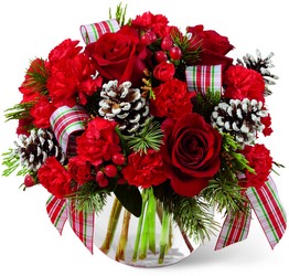 The Christmas Peace Bouquet from Visser's Florist and Greenhouses in Anaheim, CA